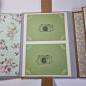 Preview: Trifold-Mini-Album zum Geburtstag mit Blumenmuster