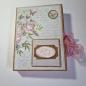 Preview: Trifold-Mini-Album zum Geburtstag mit Blumenmuster