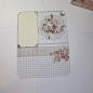 Preview: Trifold-Mini-Album zum Geburtstag mit Blumenmuster