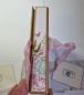 Preview: Trifold-Mini-Album zum Geburtstag mit Blumenmuster