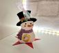 Preview: Schneemann als kleines Geburtstags - Gastgeschenk Tischdeko, Mitbringsel zum Fest, Schneemann,
