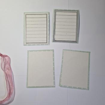Trifold-Mini-Album zum Geburtstag mit Blumenmuster