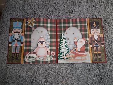 Weihnachtliches - Journal in rot - grün -bunt