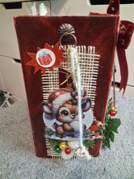 Weihnachtliches - Journal in rot - grün -bunt