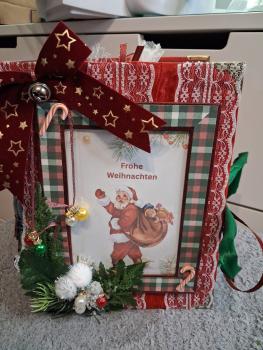 Weihnachtliches - Journal in rot - grün -bunt