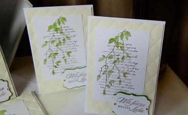 Einladungskarten zur Hochzeit, Wir feiern unsere Liebe