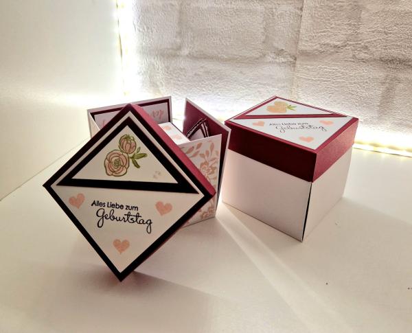 Explosionsbox zum Geburtstag