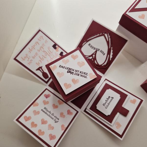 Explosionsbox zum Geburtstag