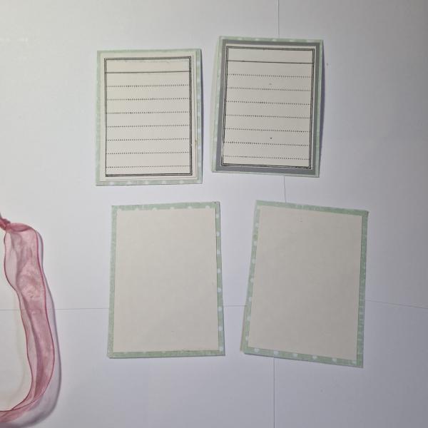 Trifold-Mini-Album zum Geburtstag mit Blumenmuster