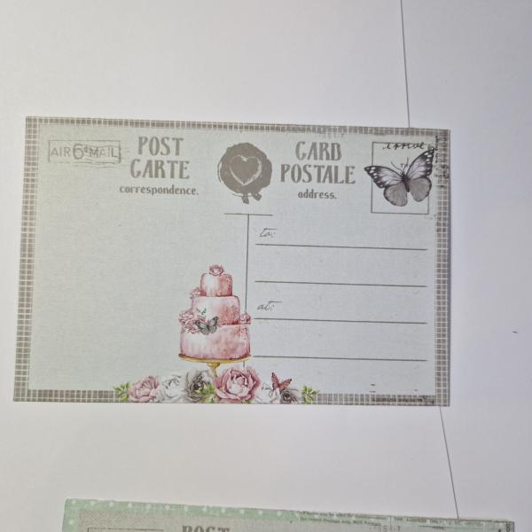 Trifold-Mini-Album zum Geburtstag mit Blumenmuster