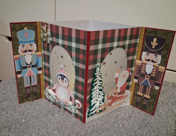 Weihnachtliches - Journal in rot - grün -bunt