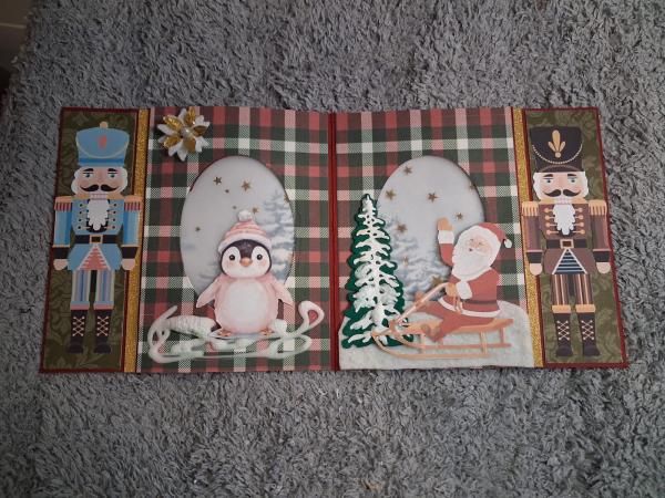 Weihnachtliches - Journal in rot - grün -bunt