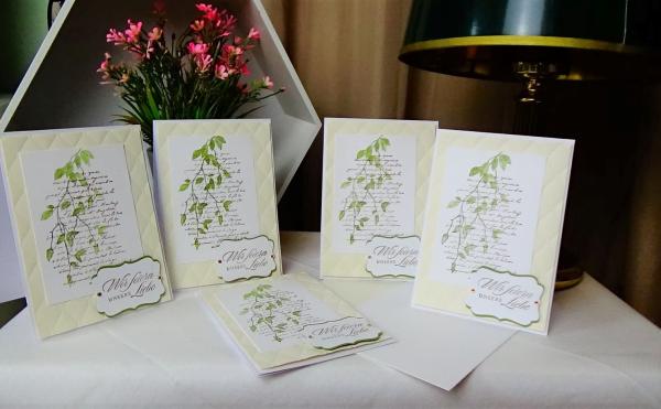 Einladungskarten zur Hochzeit, Wir feiern unsere Liebe