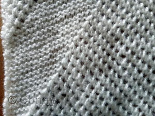 Schal Lochmuster mit Schrägstreifen – Strickanleitung PDF